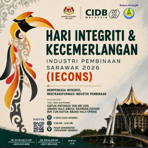 Jemputan Hari Integriti & Kecemerlangan Industri Pembinaan Sarawak 2026 (IECONS 2026)